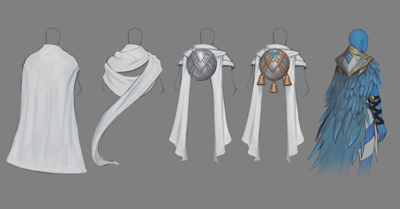 Kyrian Capes Art from World of Warcraft: Shadowlands