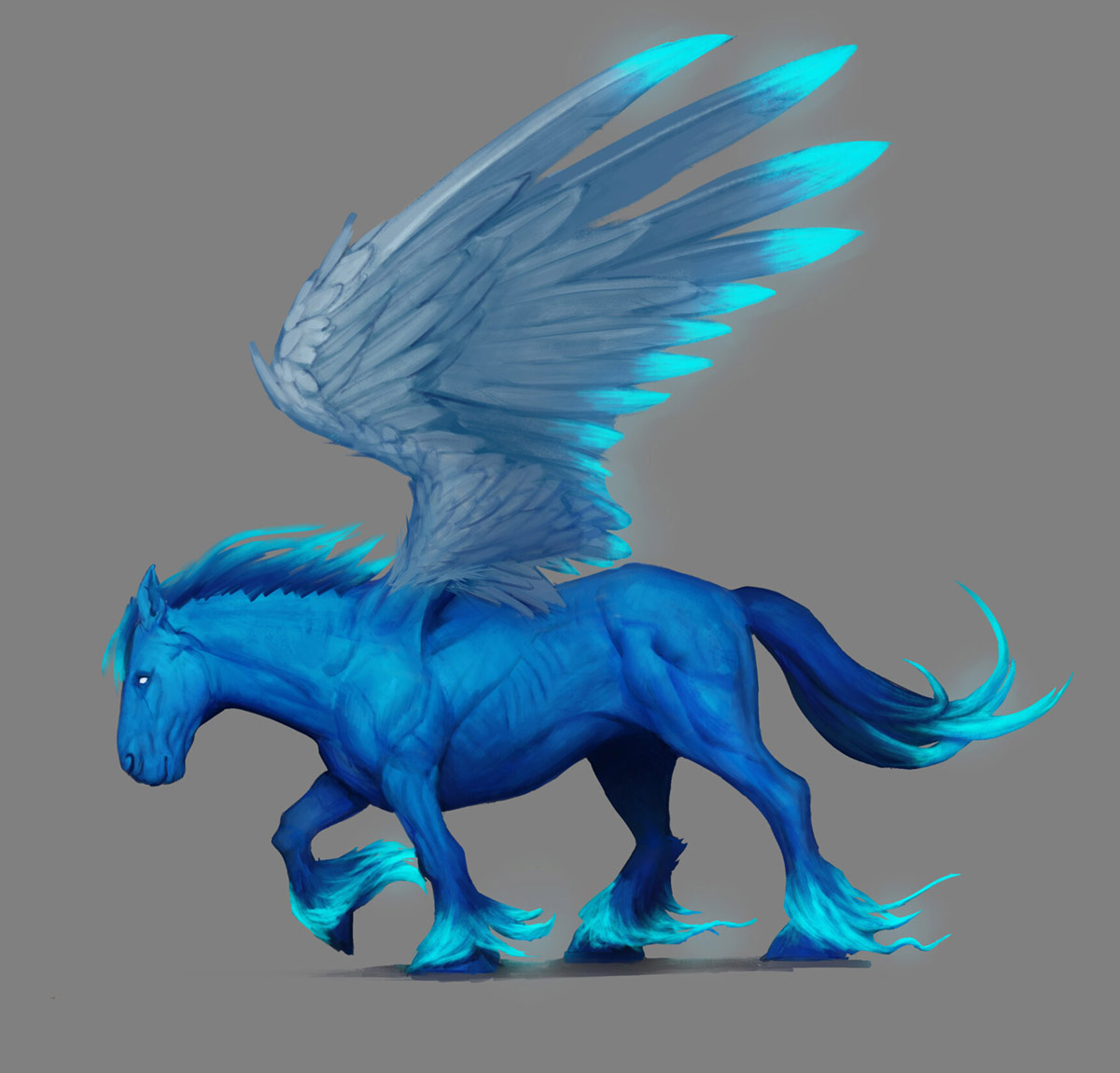 Kyrian Pegasus Art from World of Warcraft: Shadowlands