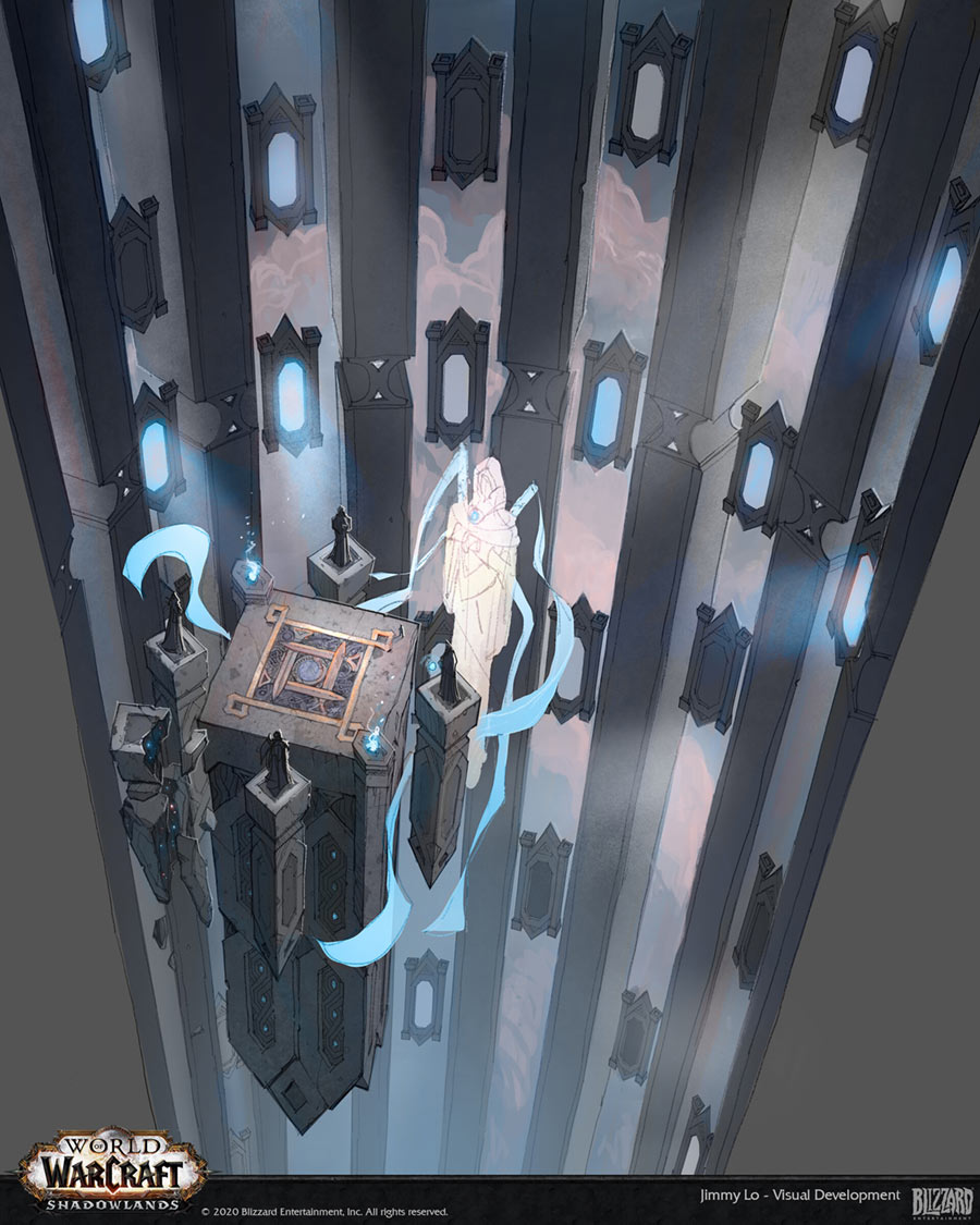 Oribos Arbiter Chamber Art from World of Warcraft: Shadowlands