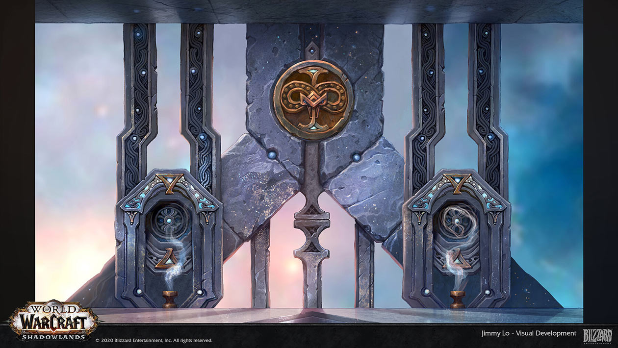 Oribos Concept Art from World of Warcraft: Shadowlands