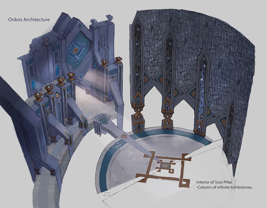 Oribos Interior Art from World of Warcraft: Shadowlands