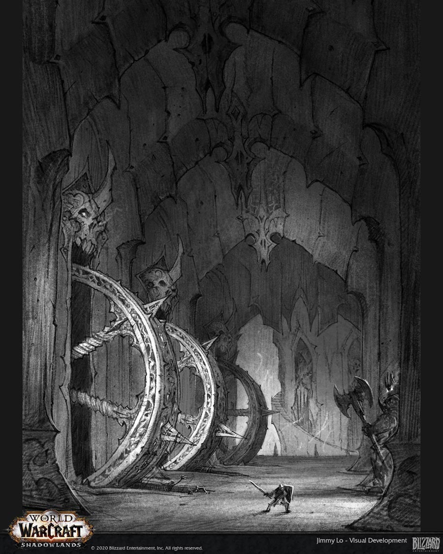 Torghast Wheels Art from World of Warcraft: Shadowlands