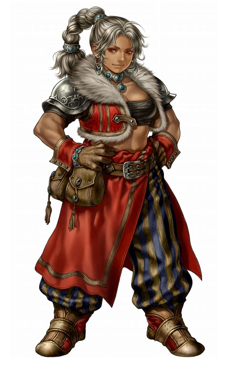 Female Dwarf Artwork from Wizardry: Town of Imprisoned Spirits