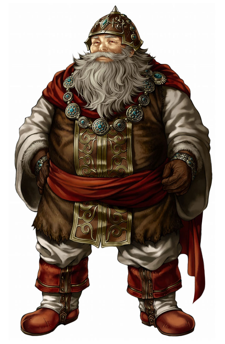 Male Dwarf Artwork from Wizardry: Prisoners of the Lost City