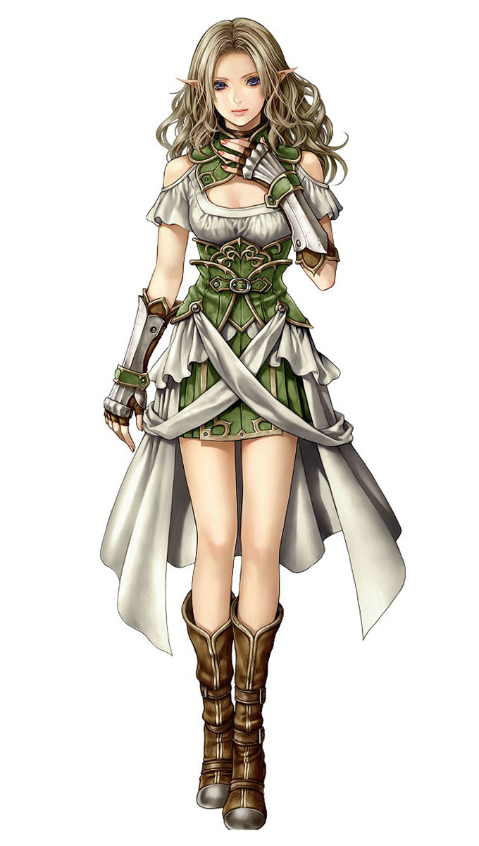 Female Elf Art from Wizardry: Town of Imprisoned Spirits