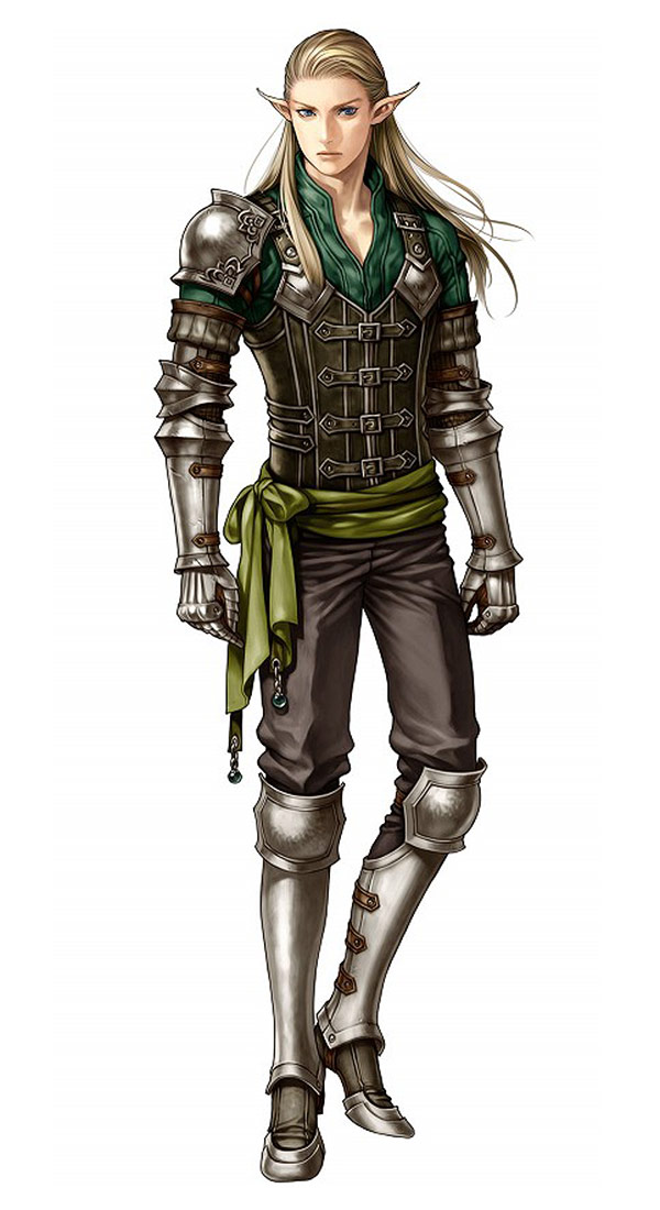 Male Elf Art from Wizardry: Town of Imprisoned Spirits