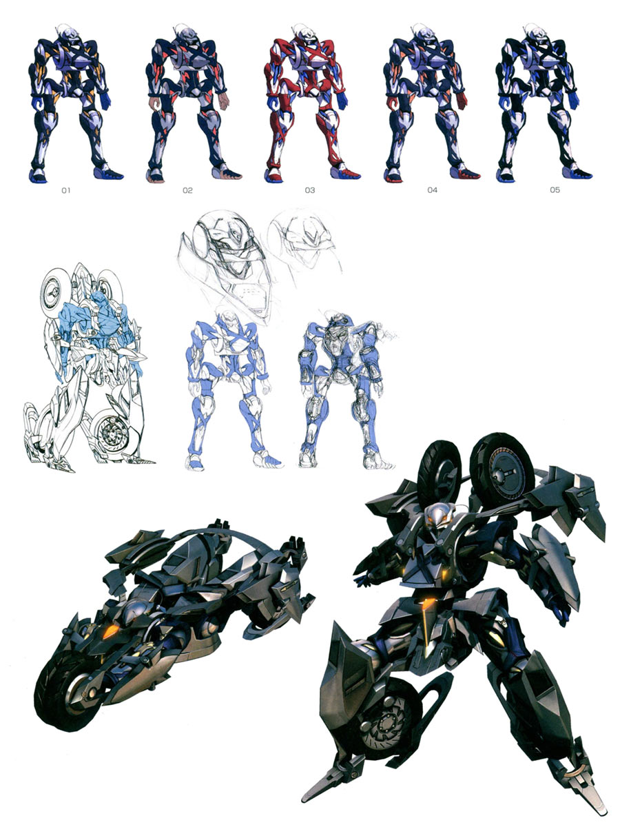 Ares Colors Art from Xenoblade Chronicles X