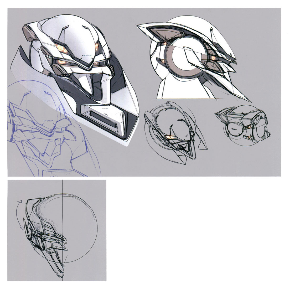 Ares Head Art from Xenoblade Chronicles X