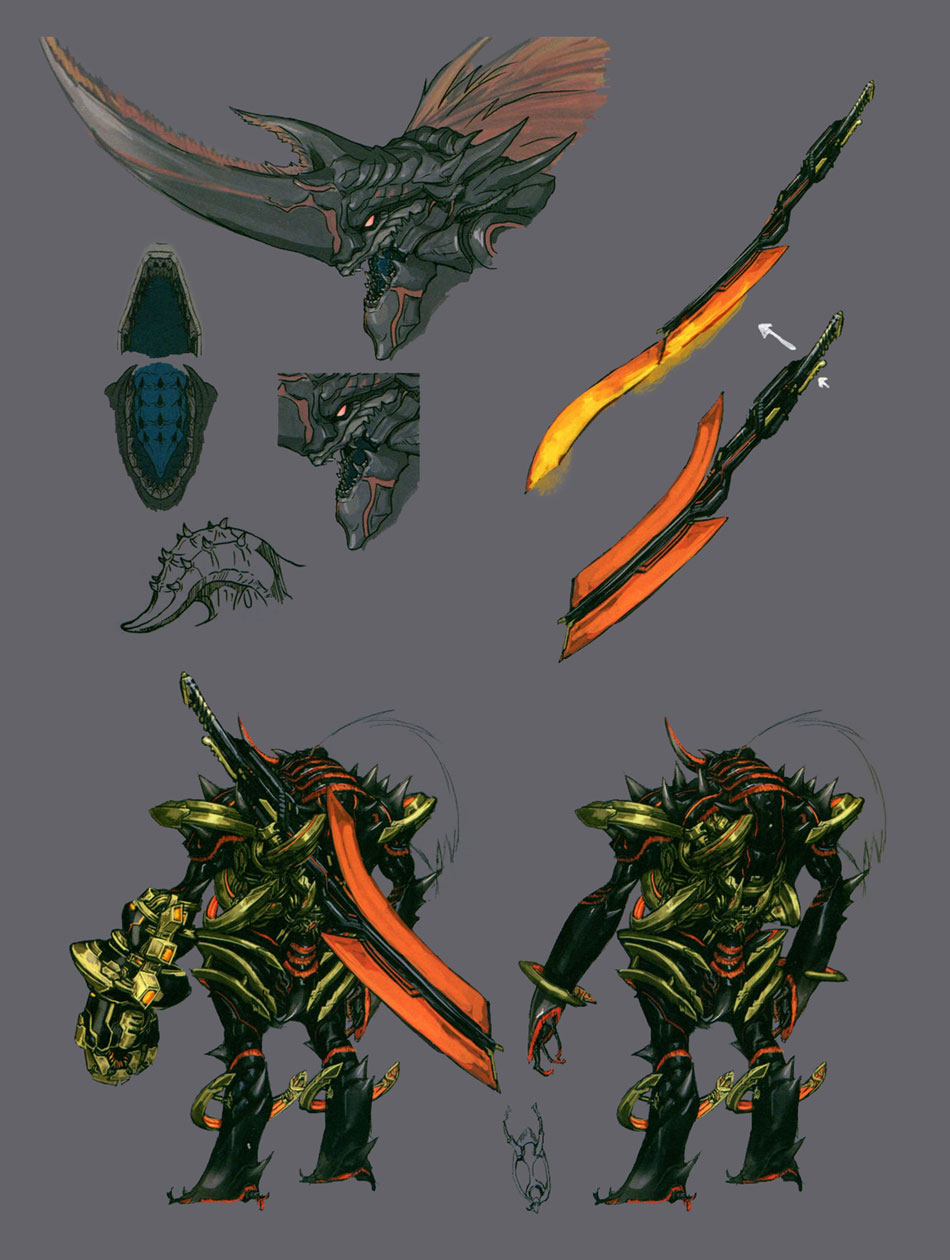 Dagahn Concept Art from Xenoblade Chronicles X