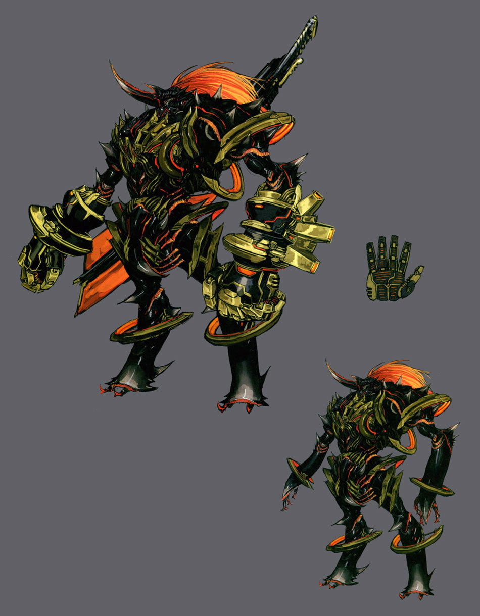 Dagahn Art from Xenoblade Chronicles X