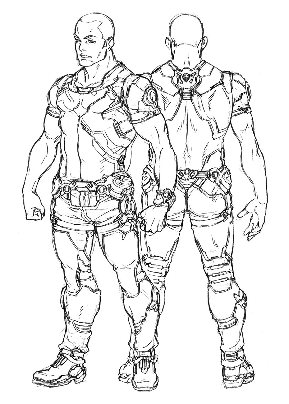 Doug Barrett Art from Xenoblade Chronicles X