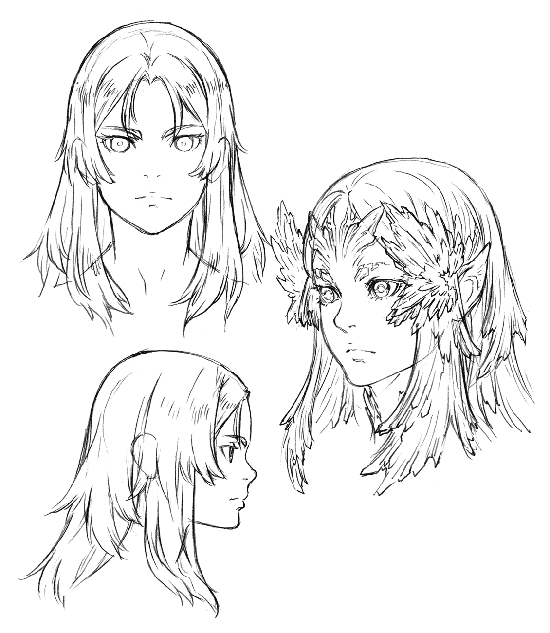 Elma Head Art from Xenoblade Chronicles X