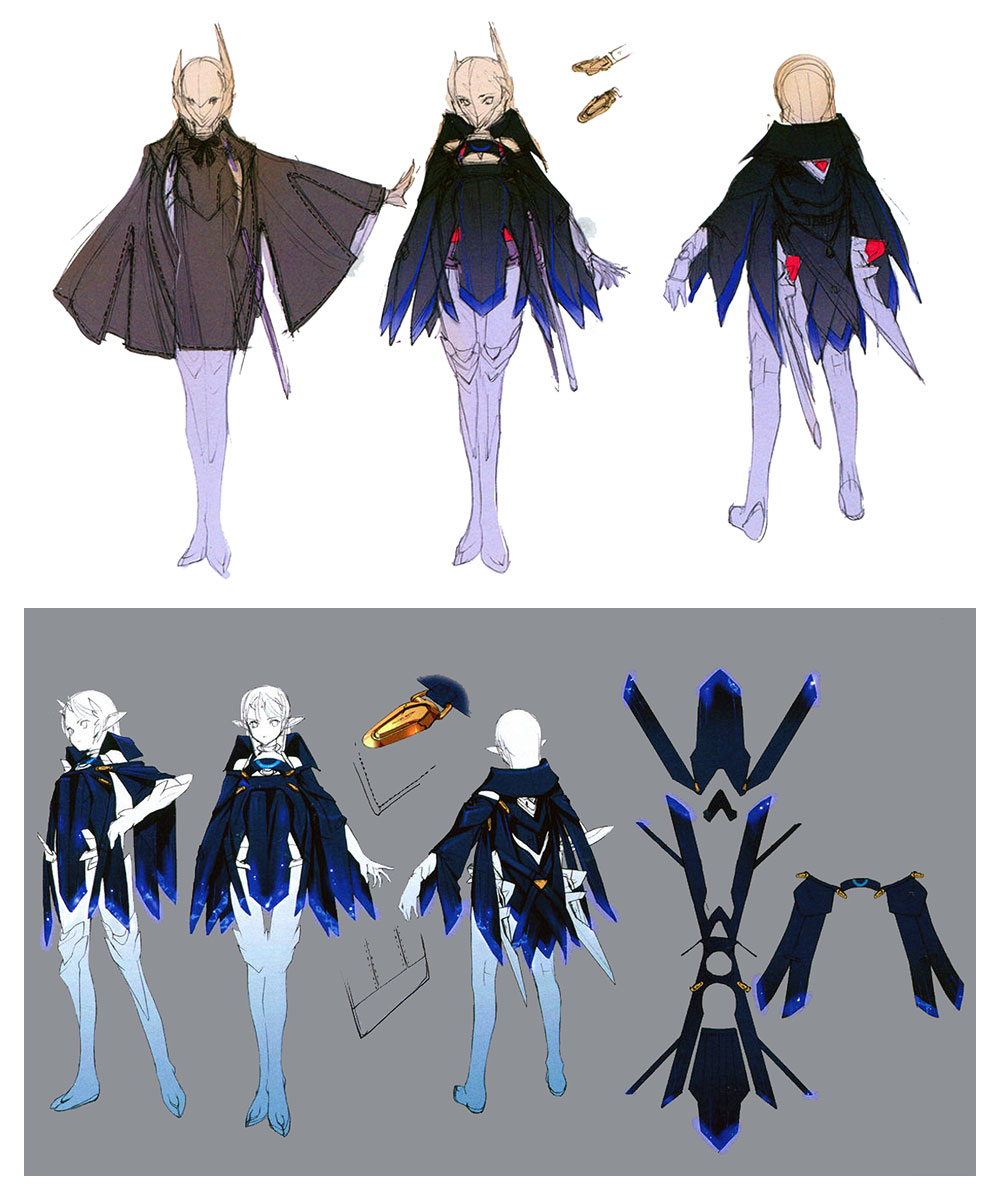 Elma Mantle Design Art from Xenoblade Chronicles X