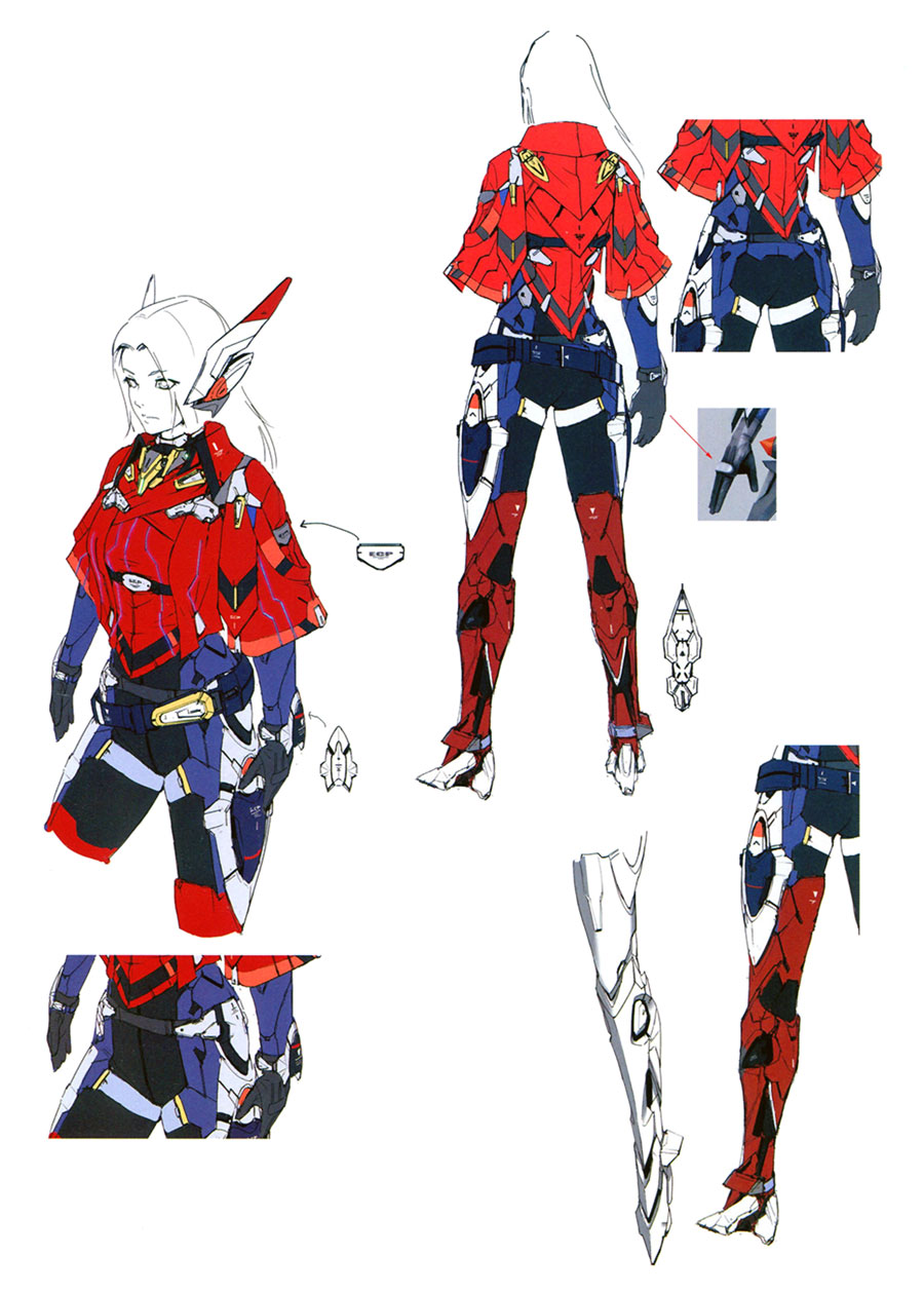 Elma Pilot Suit Design from Xenoblade Chronicles X