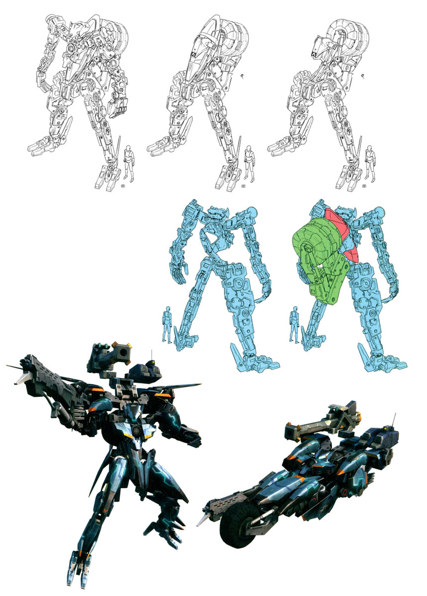 Formula Concept Art from Xenoblade Chronicles X