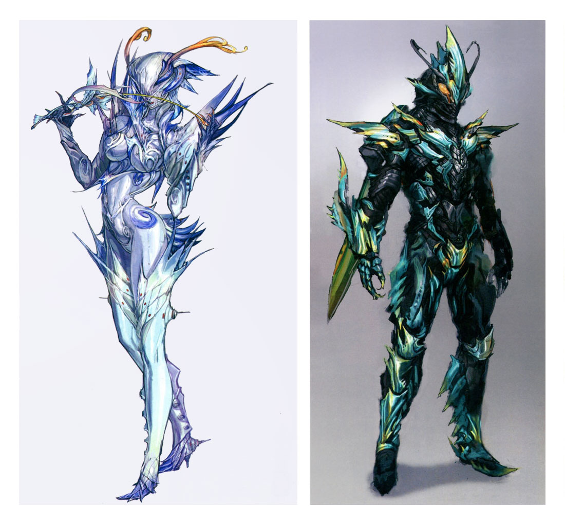 Orphean Suits Art from Xenoblade Chronicles X