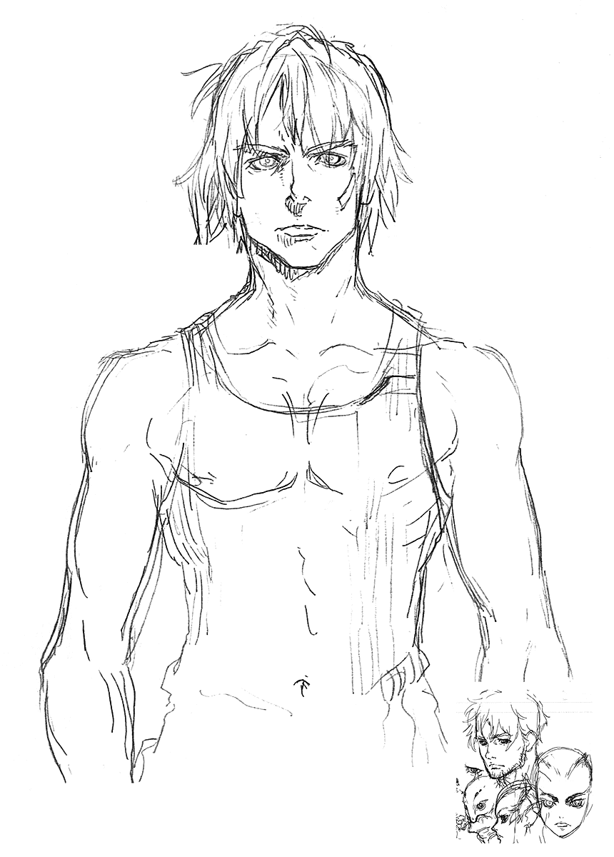 Protagonist Art from Xenoblade Chronicles X