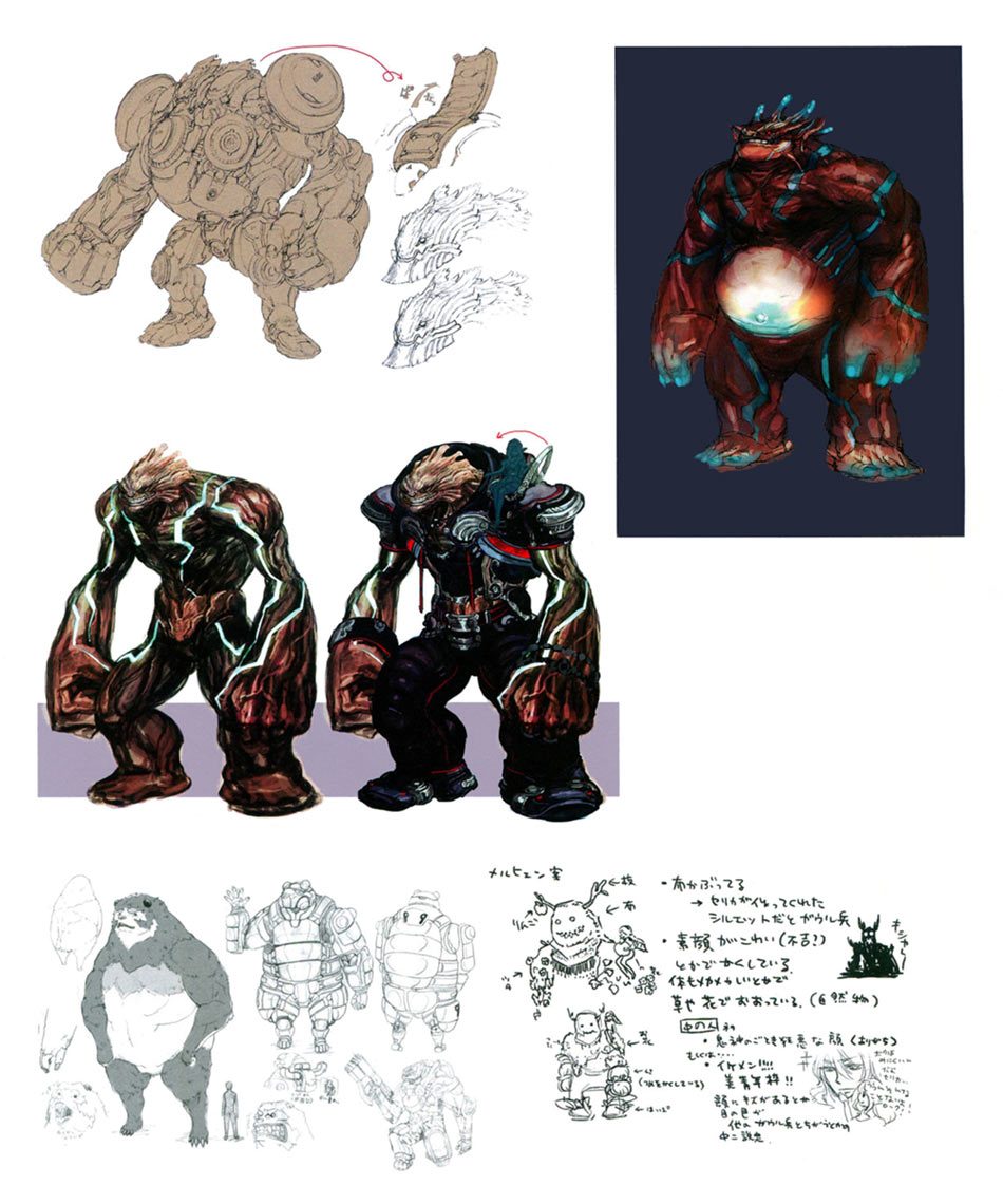 Rock Design Ideas Art from Xenoblade Chronicles X