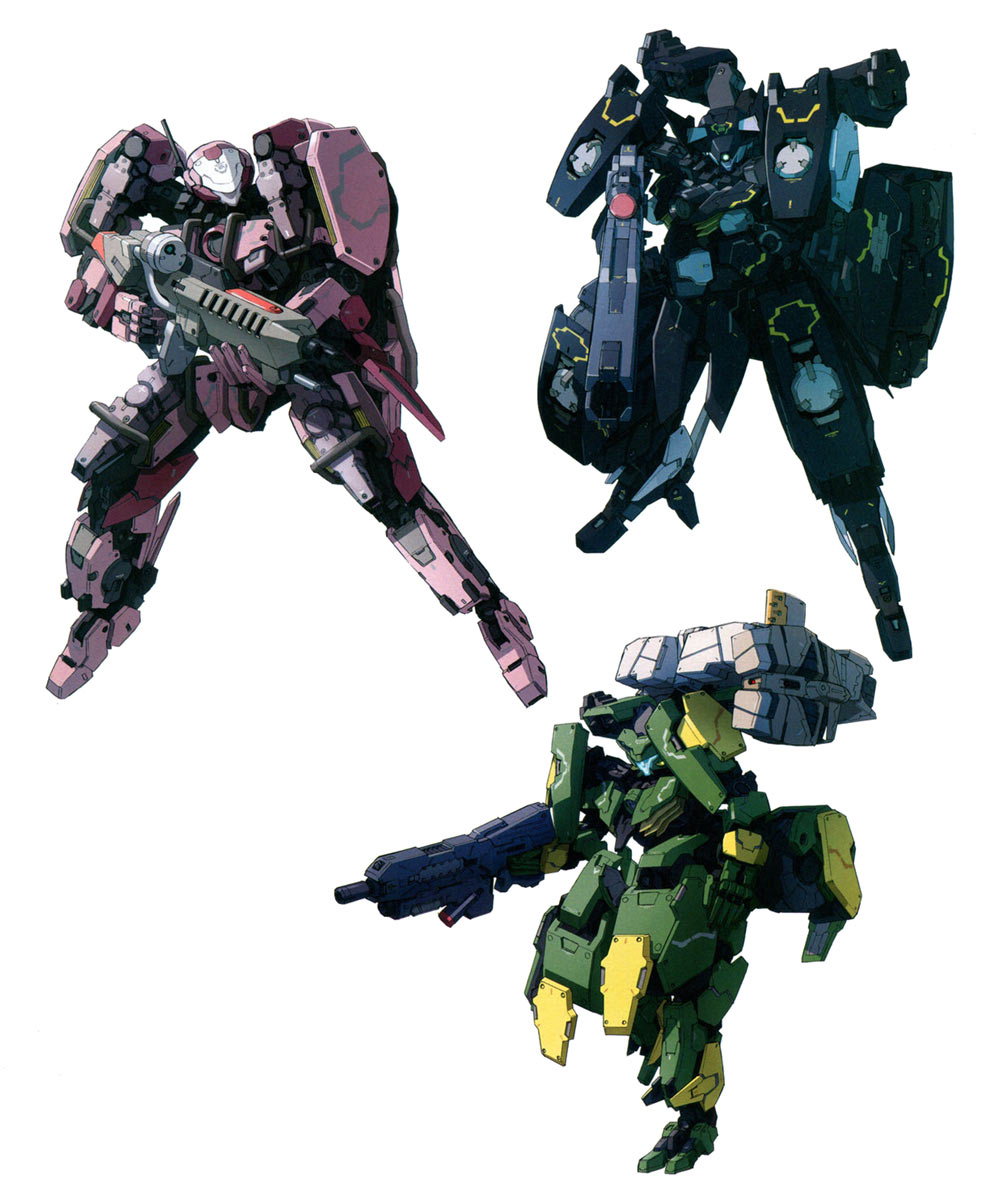 Skell Designs by Takayuki Yanase from Xenoblade Chronicles X