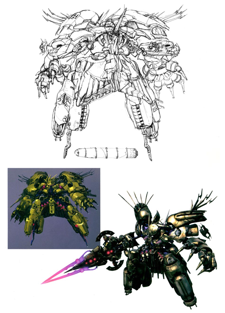 Vita Backside Art from Xenoblade Chronicles X