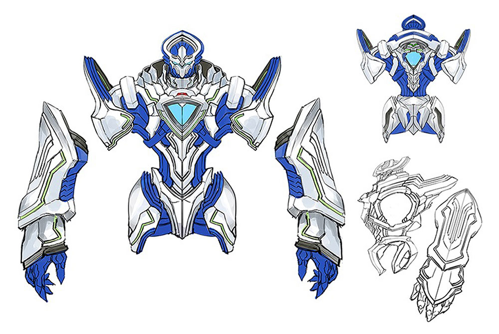 Arm Legion Concept Art from Astral Chain