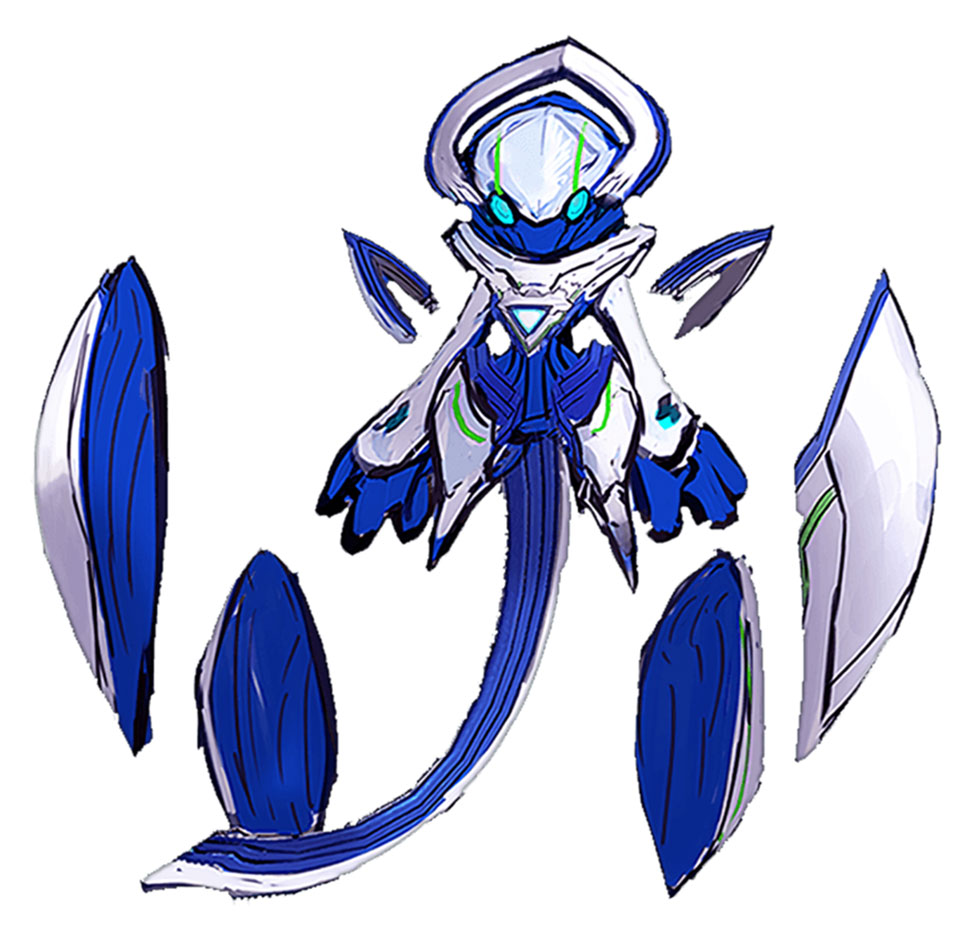 Defensive Legion Concept Art from Astral Chain
