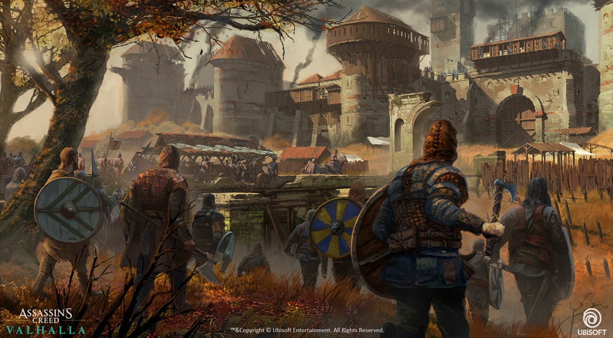 Ancaster Assault Art from Assassin's Creed Valhalla