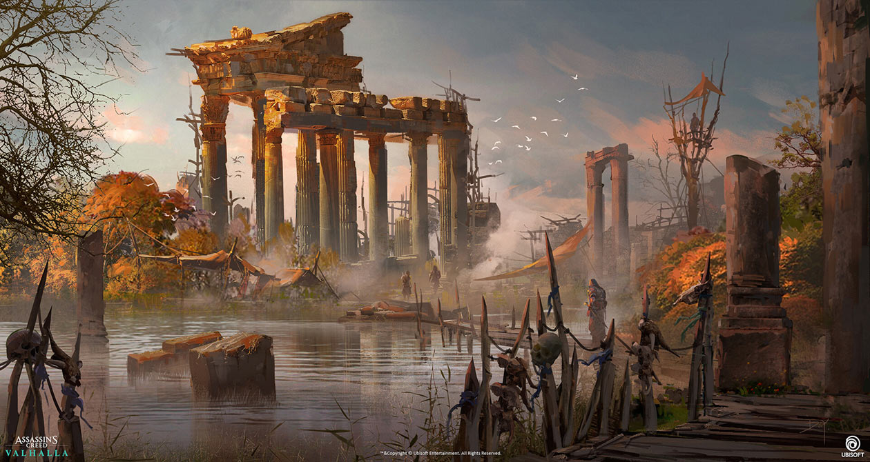 Bandit HQ Art from Assassin's Creed Valhalla