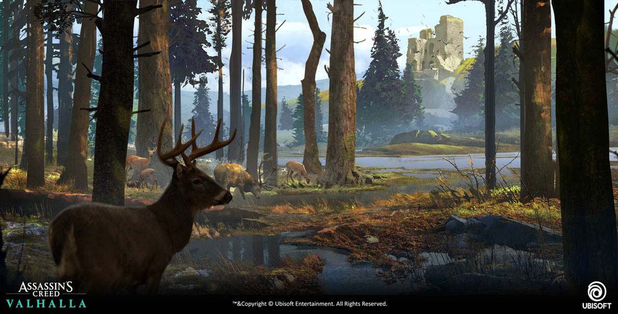 Bellever Forest Art from Assassin's Creed Valhalla