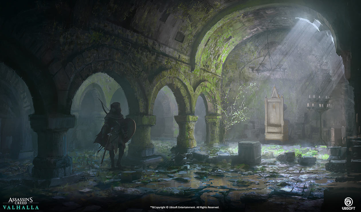 Bolingbroke Throne Room Art from Assassin's Creed Valhalla