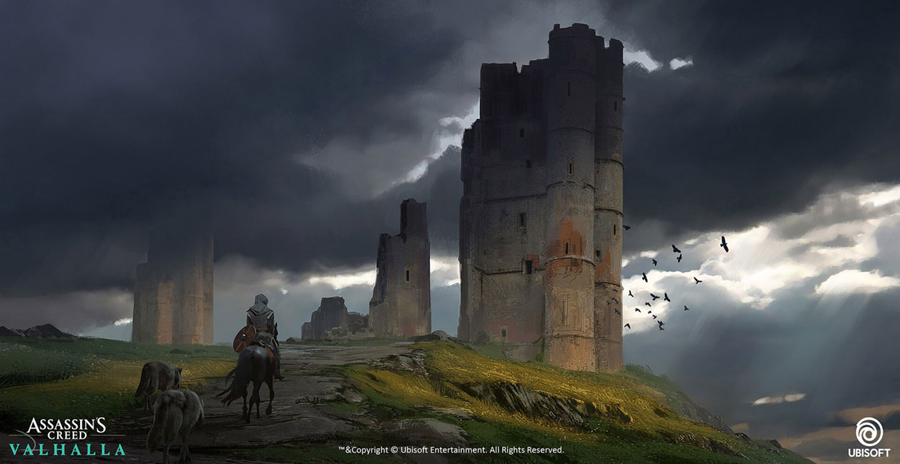 Castle Ruins Art from Assassin's Creed Valhalla