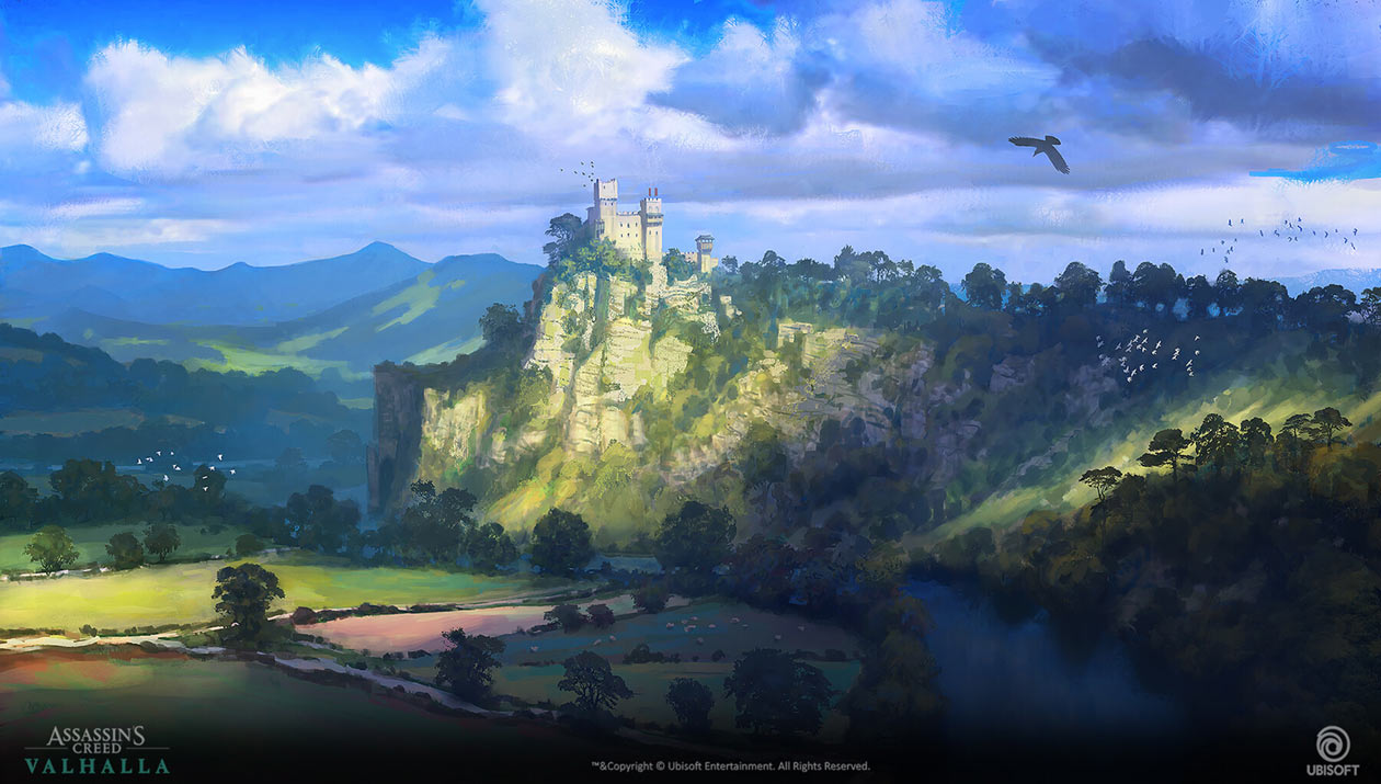 Castle Vista Art from Assassin's Creed Valhalla