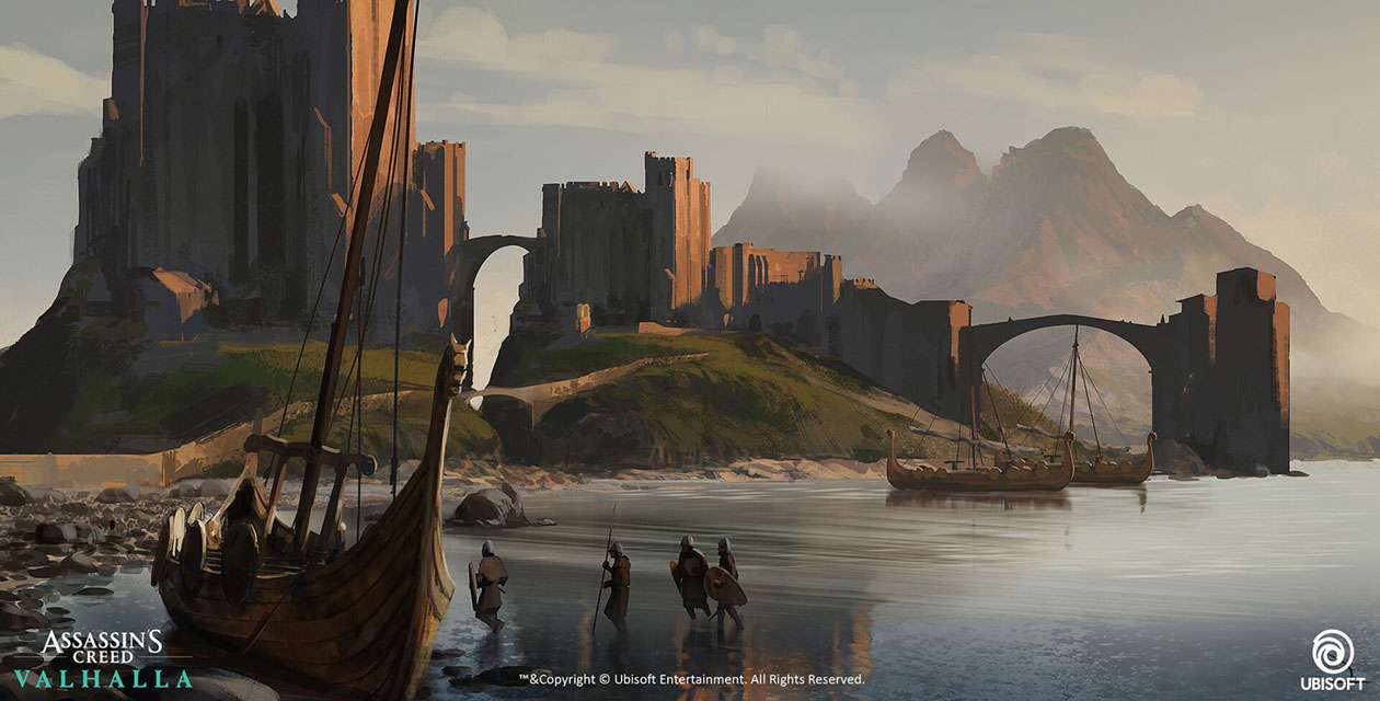 Coming Ashore Art from Assassin's Creed Valhalla