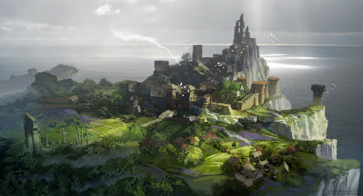 Dover Overview Art from Assassin's Creed Valhalla