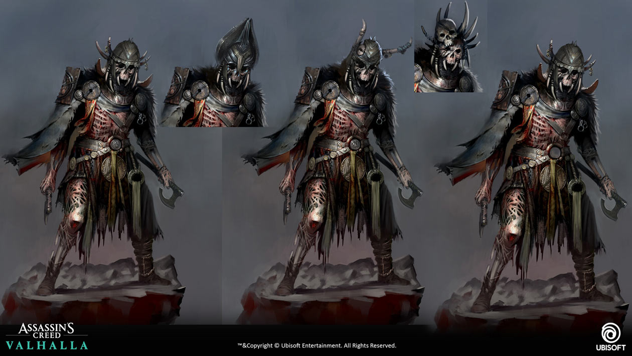 Draugr Concepts from Assassin's Creed Valhalla