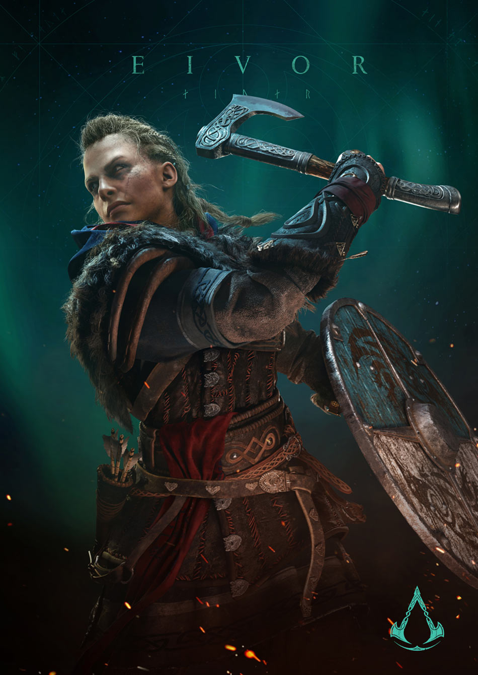 Female Eivor Promo Art from Assassin's Creed Valhalla