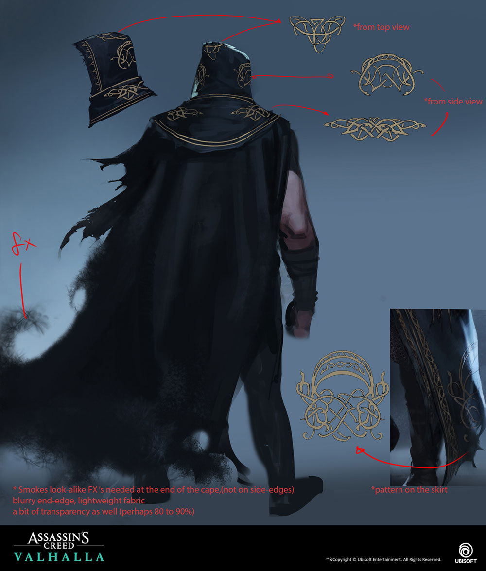 Eivor Huldufolk Outfit Backside Art from Assassin's Creed Valhalla