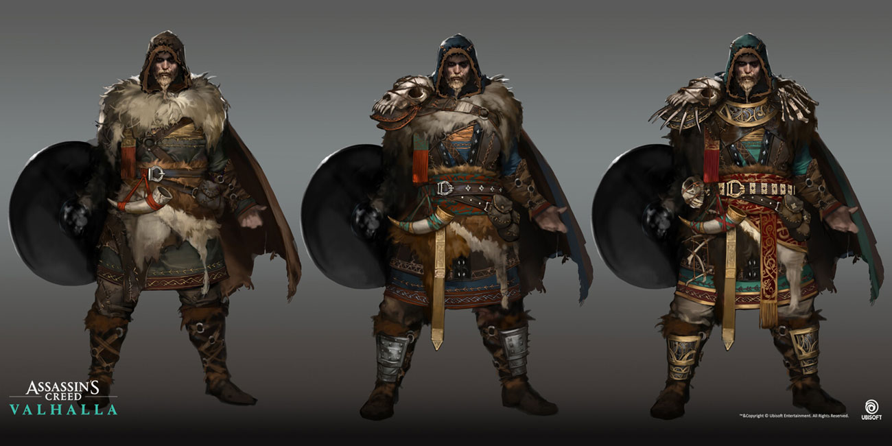 Eivor Hunter Outfit Art from Assassin's Creed Valhalla