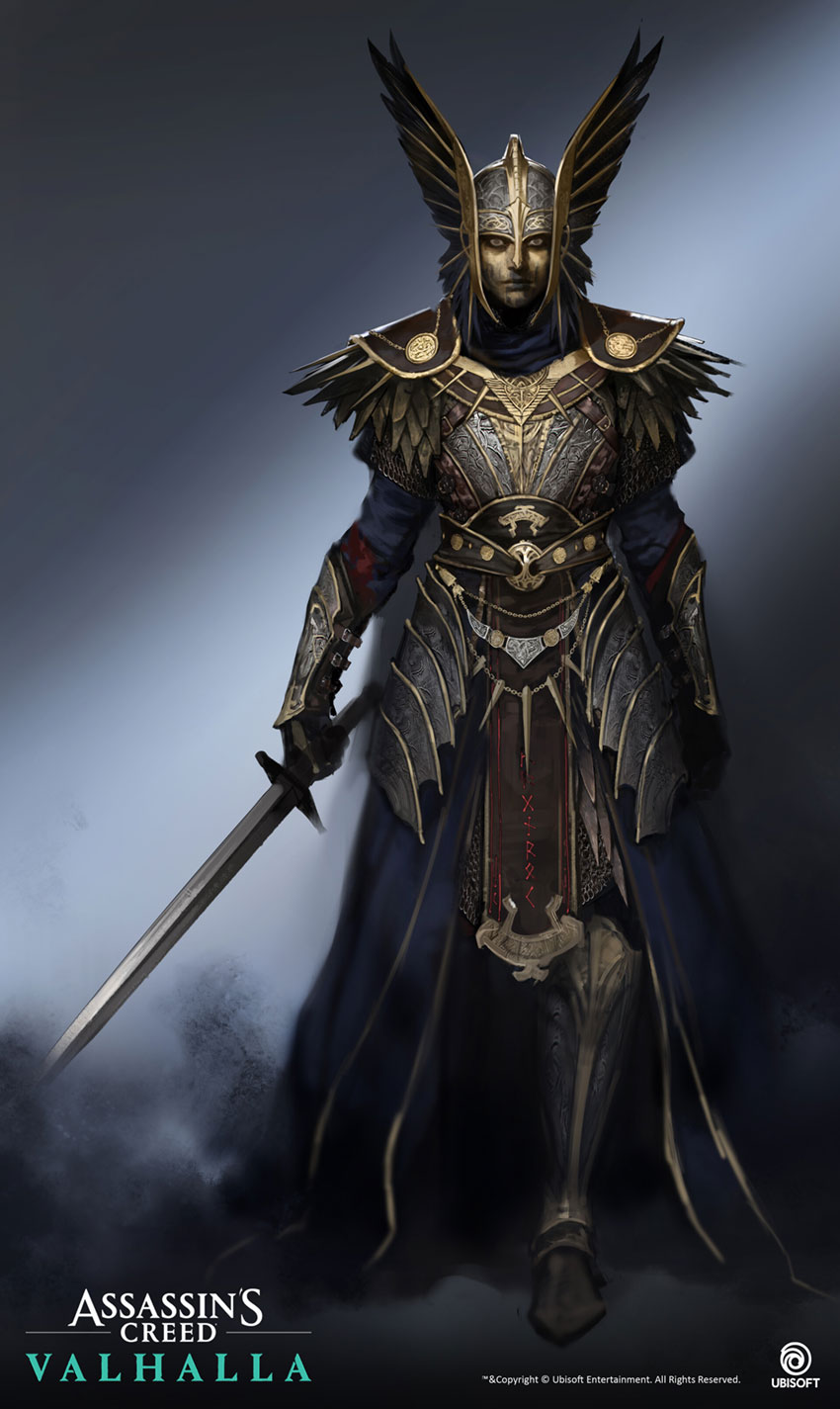 Eivor Valkyrie Outfit Art from Assassin's Creed Valhalla
