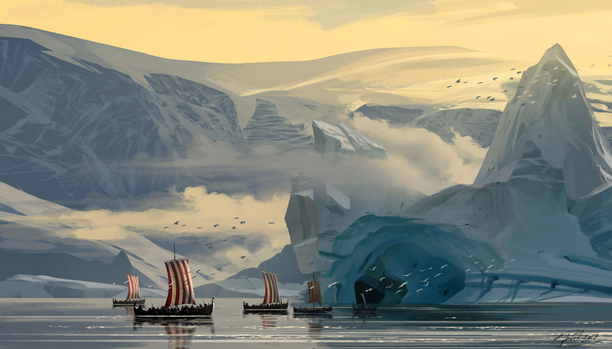 Exploring Northern Seas Art from Assassin's Creed Valhalla