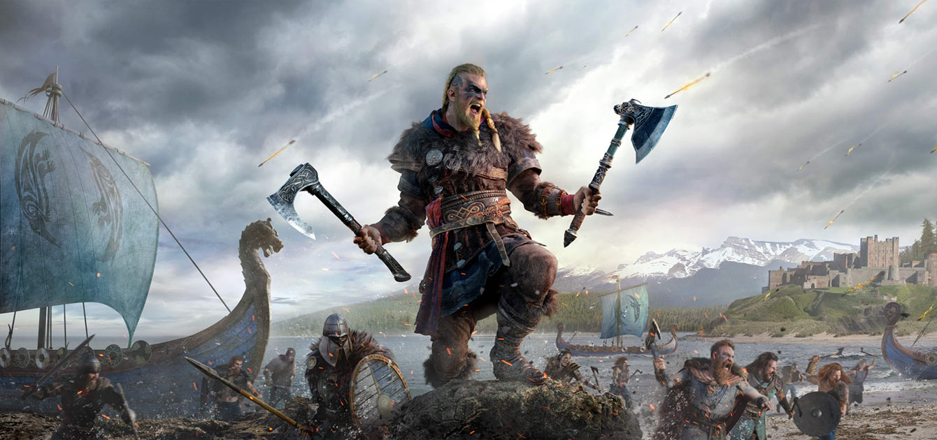 Gold Edition Key Art (Male Eivor) from Assassin's Creed Valhalla