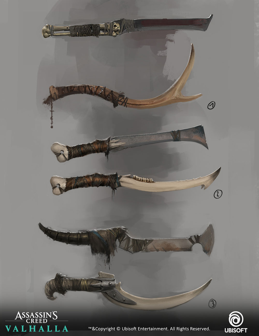Goneril's Daggers Art from Assassin's Creed Valhalla