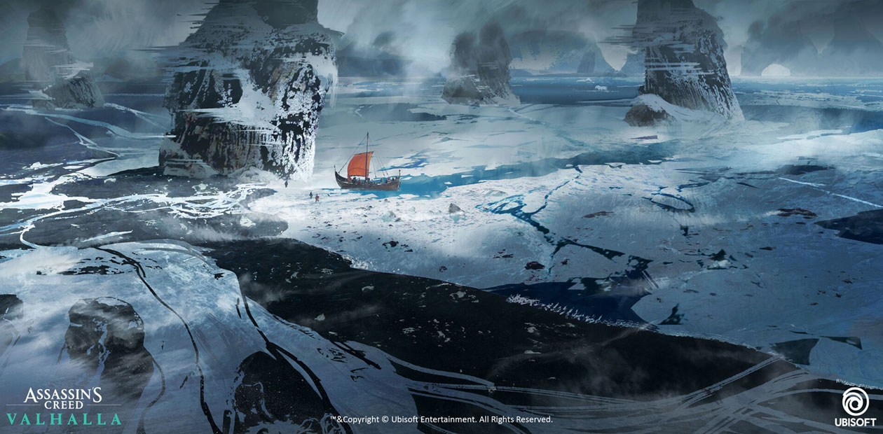 Jotunheim Coast Art from Assassin's Creed Valhalla