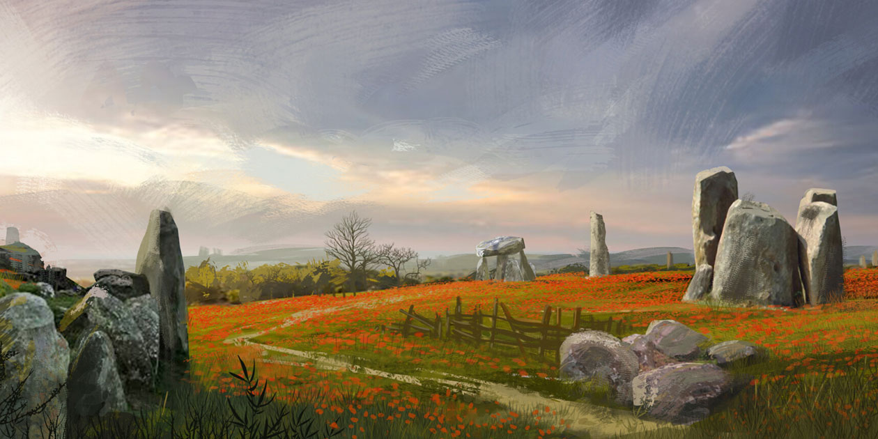 Kent Landscape Art from Assassin's Creed Valhalla