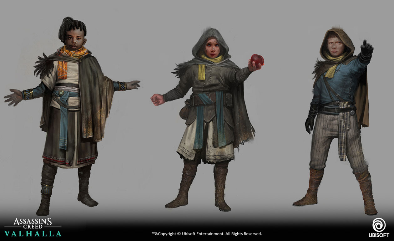 Kids Art from Assassin's Creed Valhalla