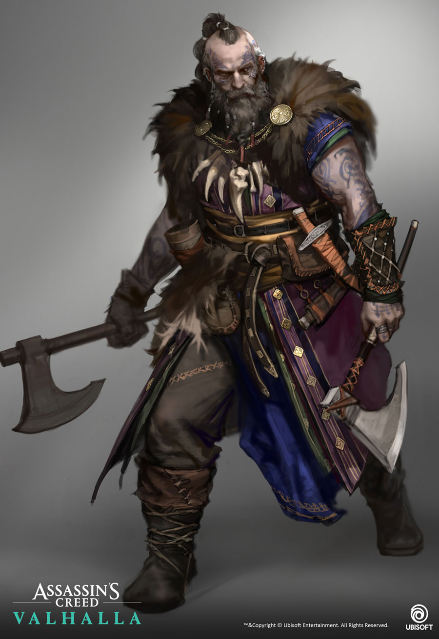 Kyotve the Cruel Art from Assassin's Creed Valhalla