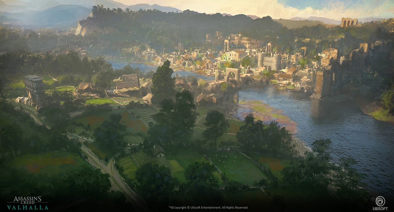 London Vista Art from Assassin's Creed Valhalla