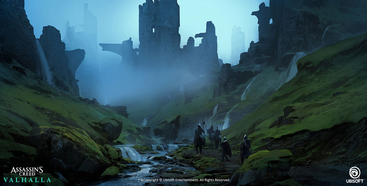 Misty Ruins Art from Assassin's Creed Valhalla