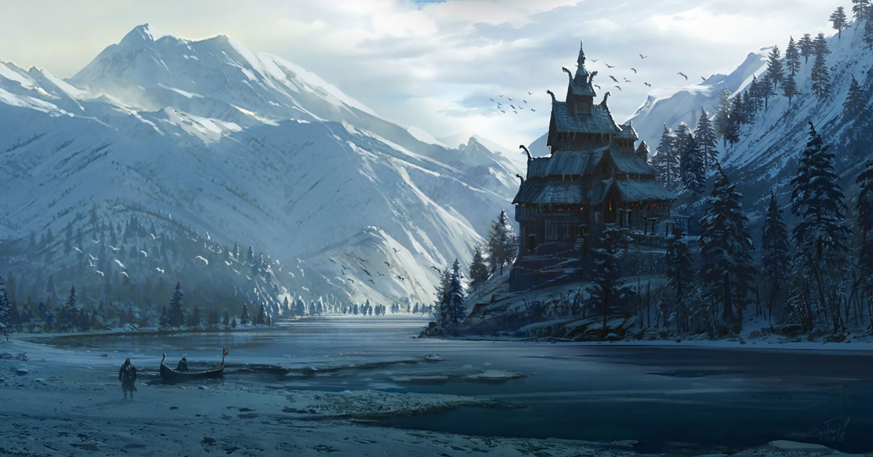 Norse Church Art from Assassin's Creed Valhalla