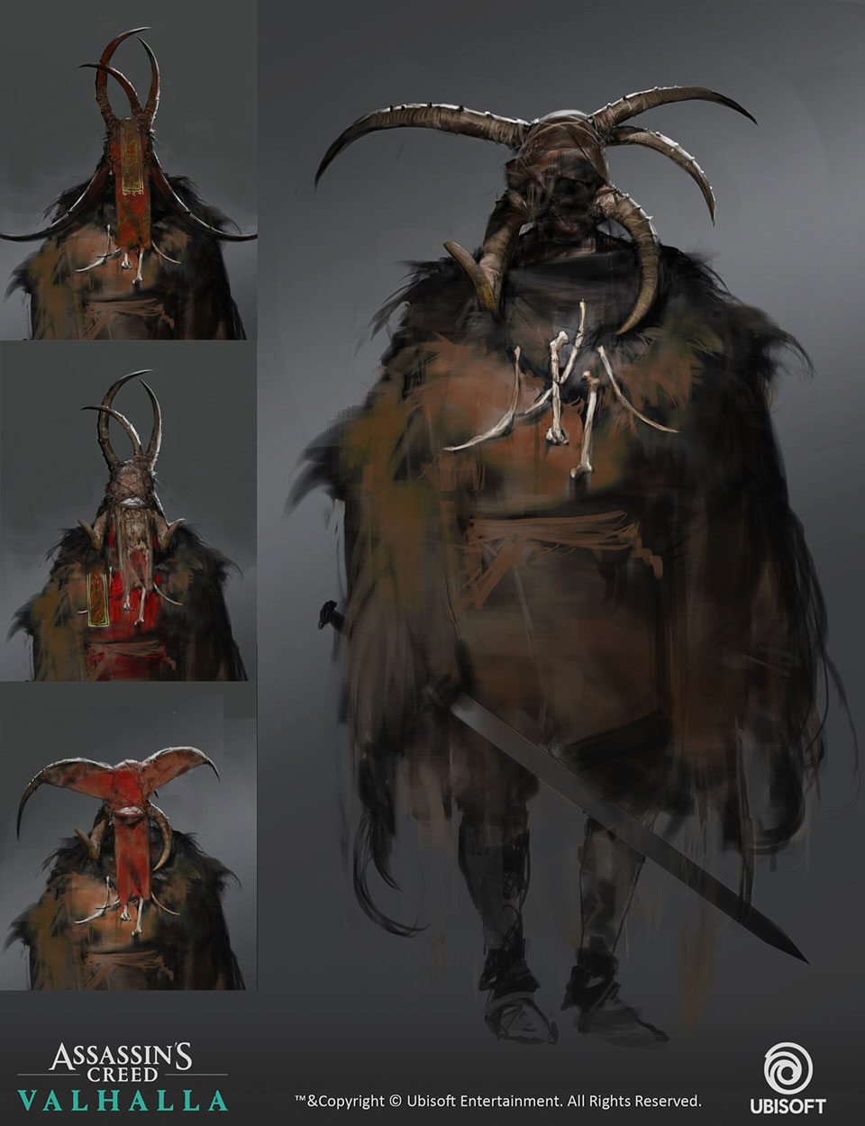 NPC Concept Art from Assassin's Creed Valhalla